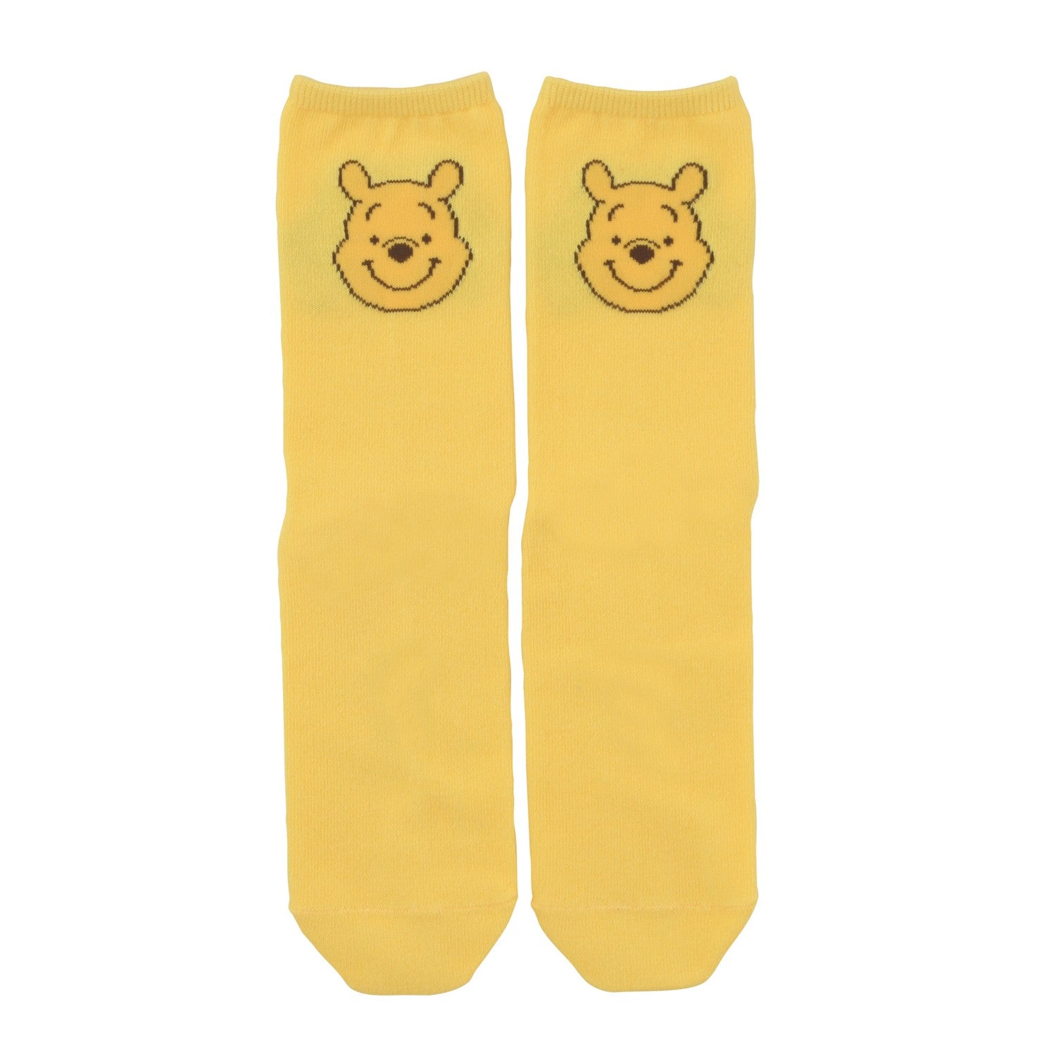 [Restock] Winnie the Pooh Socks Face & Butt White 23-25