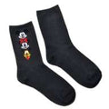 [Restock] Mickey, Minnie, Pluto Socks Triple Face Gray 23-25