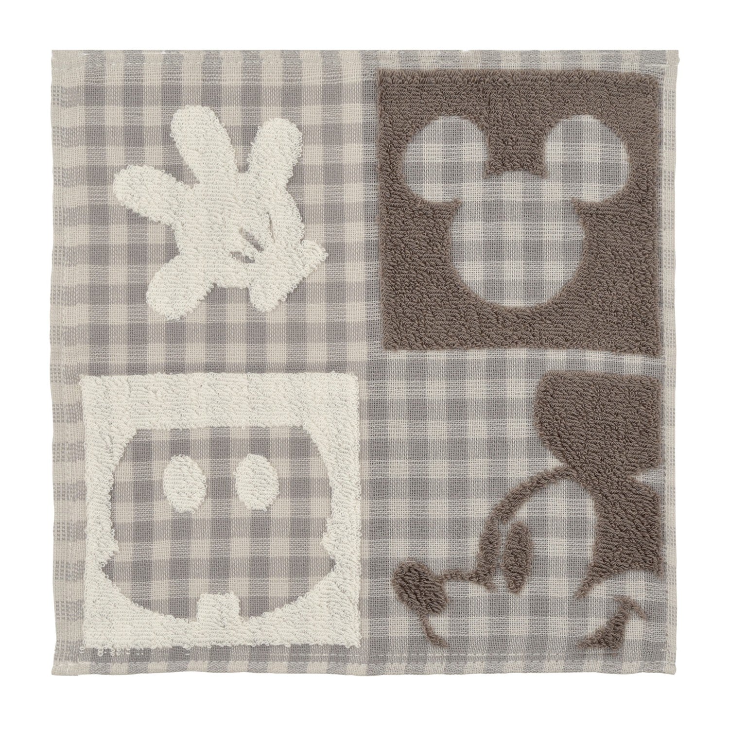 [Restock] Mickey Mini Towel Gauze Gingham Check