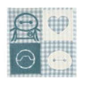 [Restock] Baymax Mini Towel Gauze Gingham Check