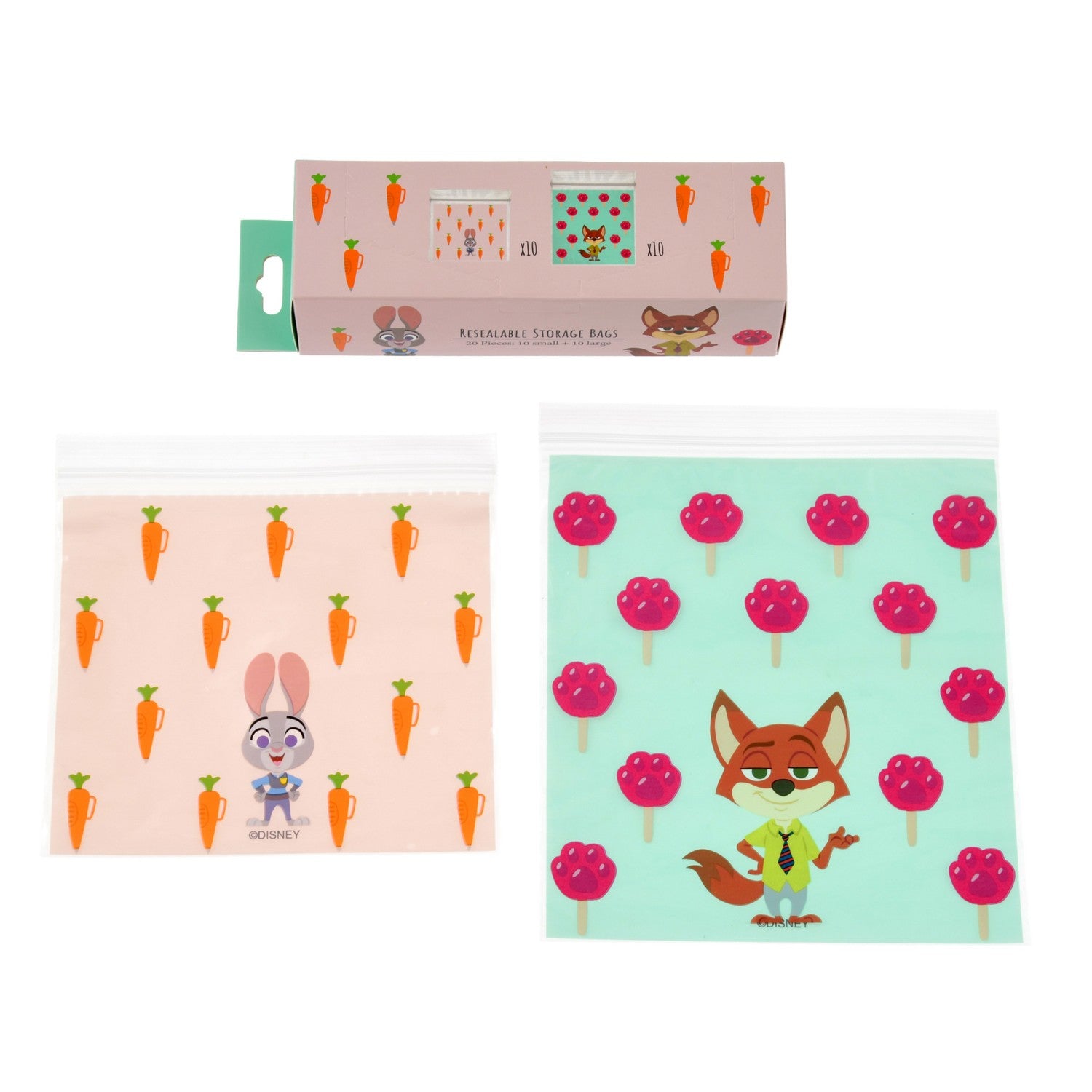 [Restock] Judy Hopps & Nick Wilde Zipper Bag Carrot-shaped Recorder Pen & Popsicle