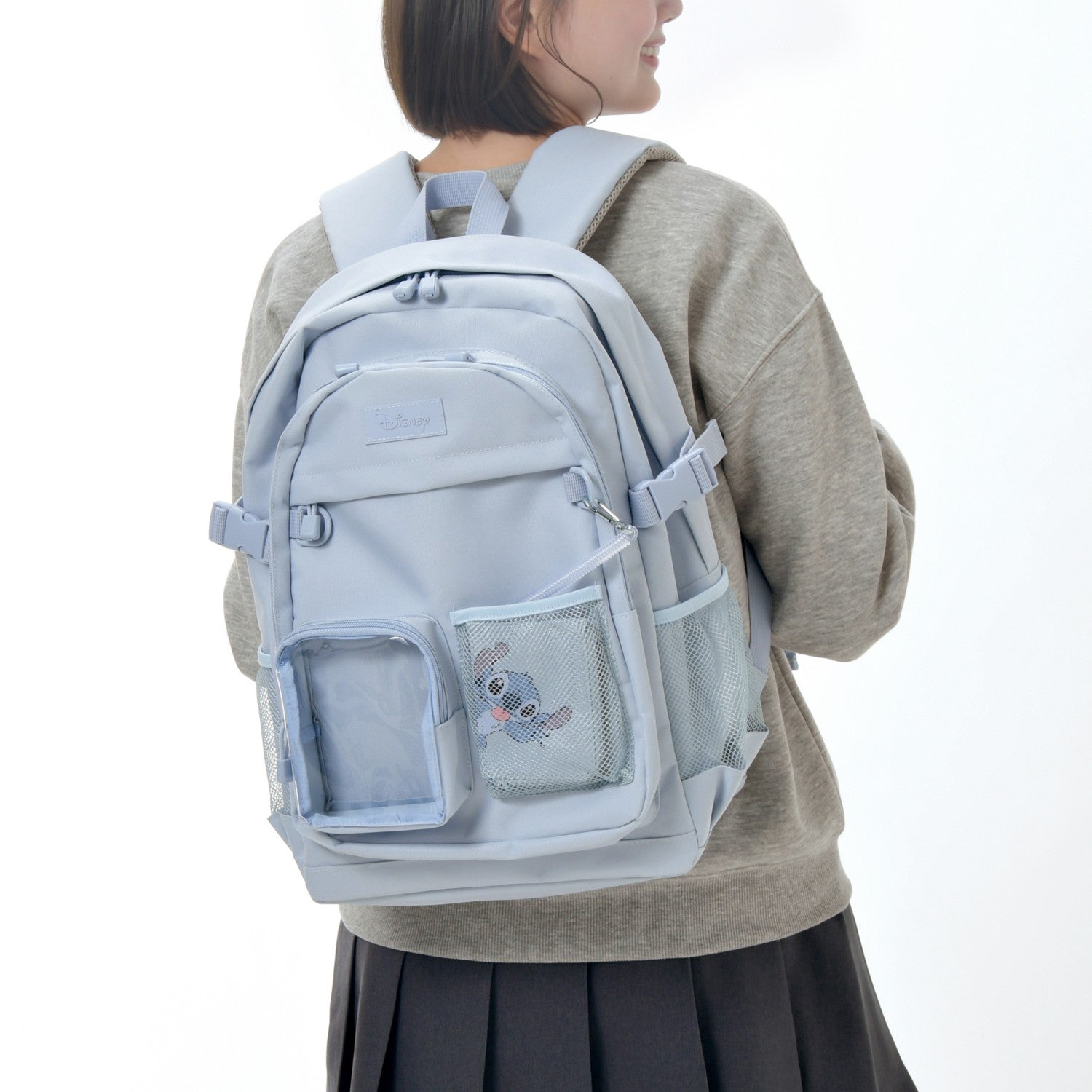 [Restock] Stitch & Scrump Rucksack/Backpack Clear Window Pass Case Included 22L Life Partner Bag Casual Bag