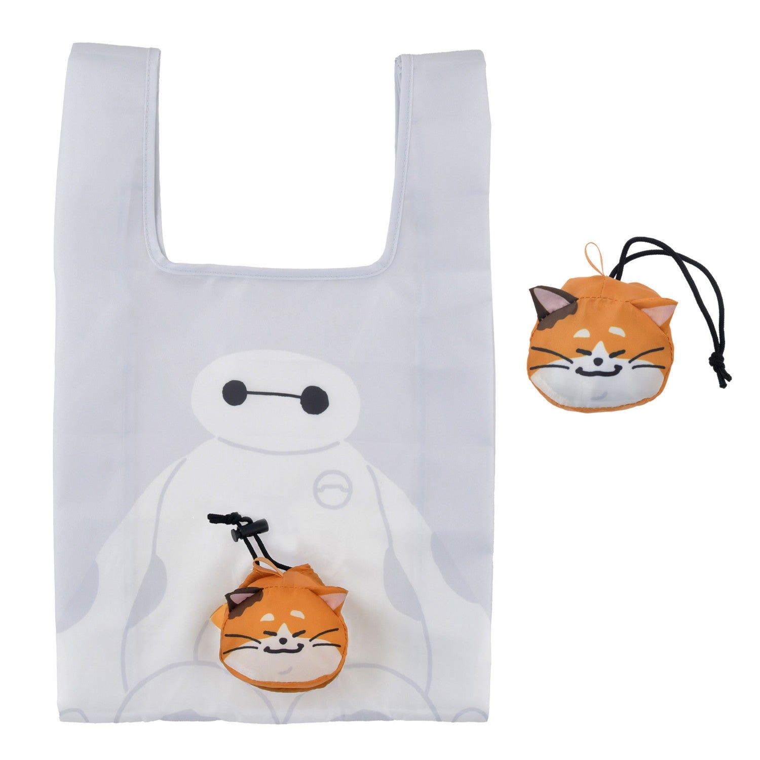 [Restock] Baymax & Mochi Shopping Bag/Eco Bag Face Integrated Type