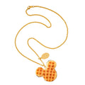 [Q-Pot] Mickey Mouse/Necklace Buttermilk & Chocolate Waffle