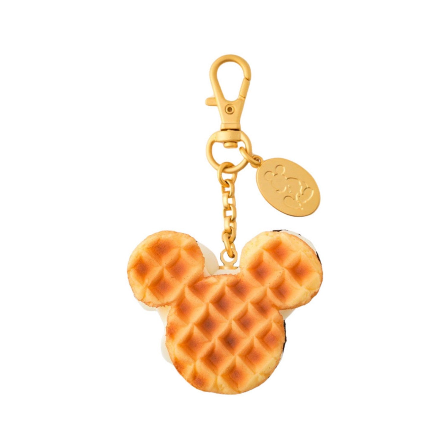 [Q-Pot] Mickey Mouse/Bag Charm Buttermilk & Chocolate Waffle