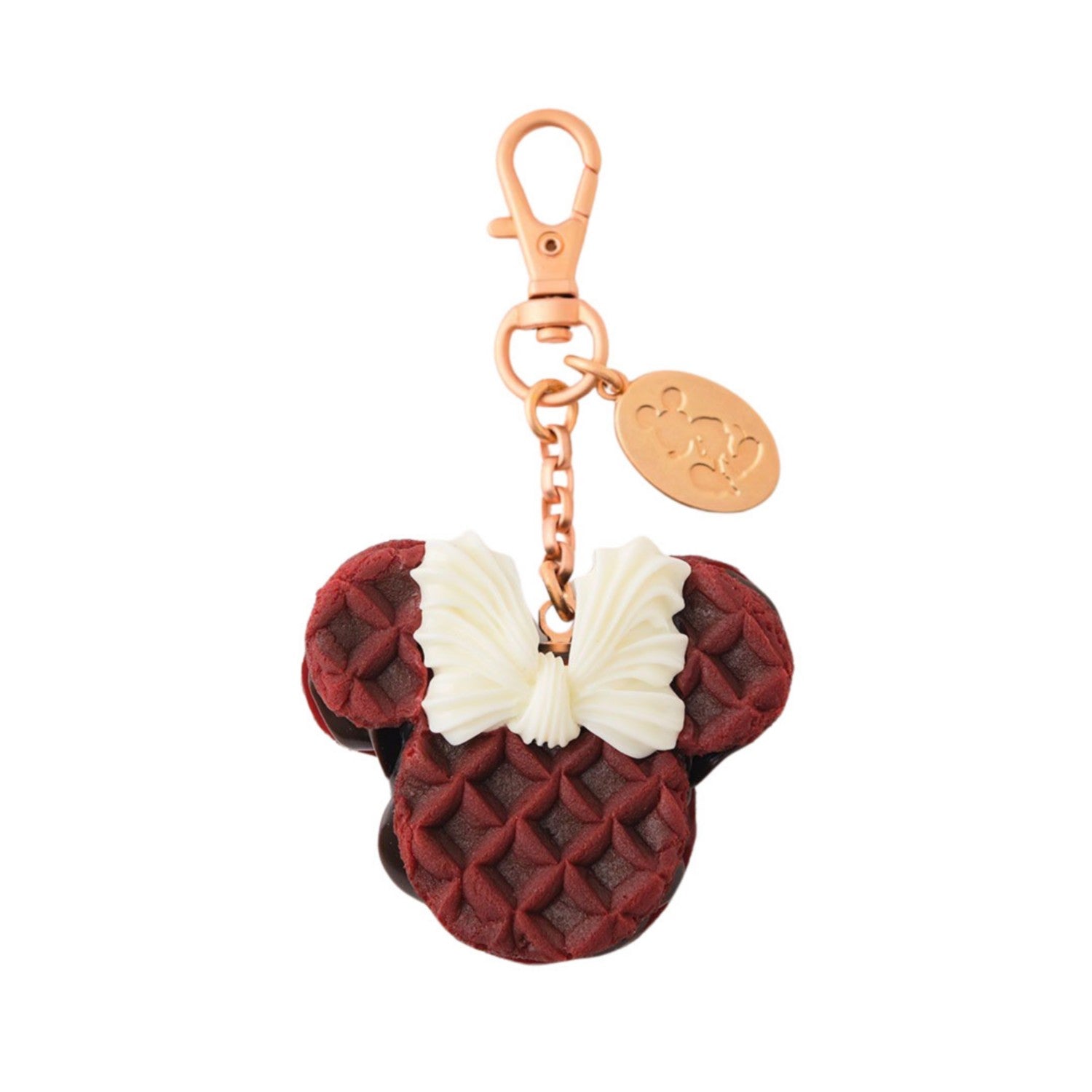 [Q-Pot] Minnie Mouse/Bag Charm Strawberry Waffle