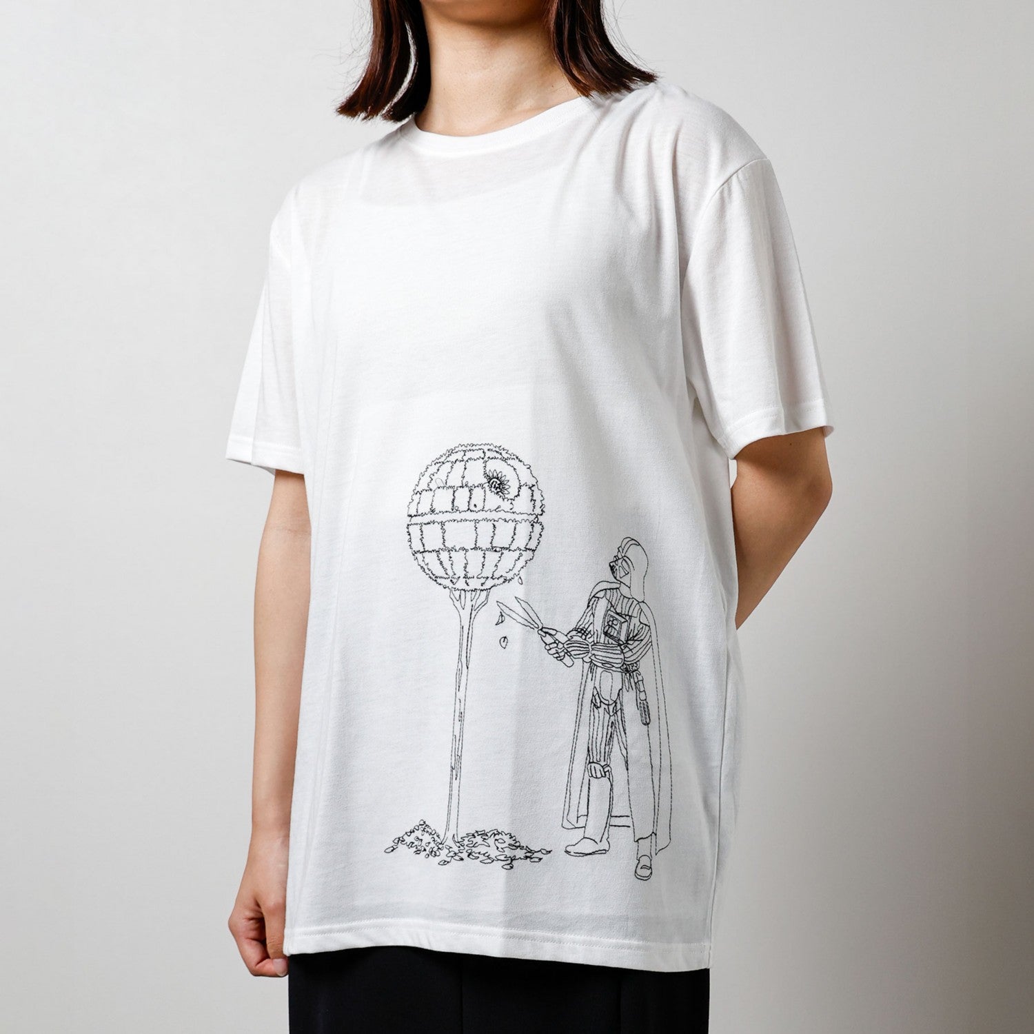 Charajan Star Wars T-shirt (M) Darth Vader/Gardener