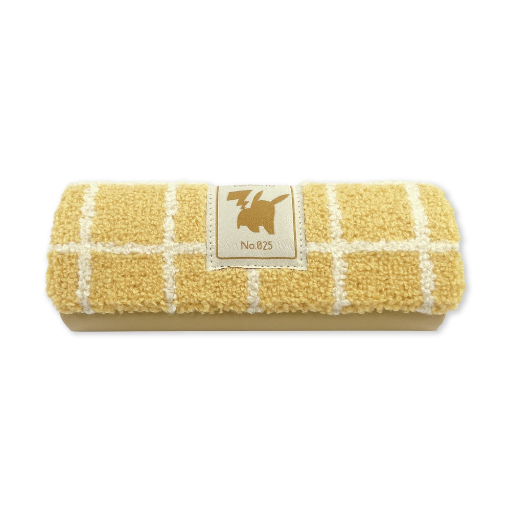Pikachu Glasses Case with fluffy design from Japan