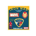 MARVEL POP ICON Pin Badge Set (Iron Man)