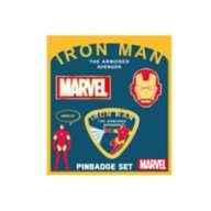 MARVEL POP ICON Pin Badge Set (Iron Man)