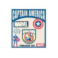 MARVEL POP ICON Pin Badge Set (Captain America)
