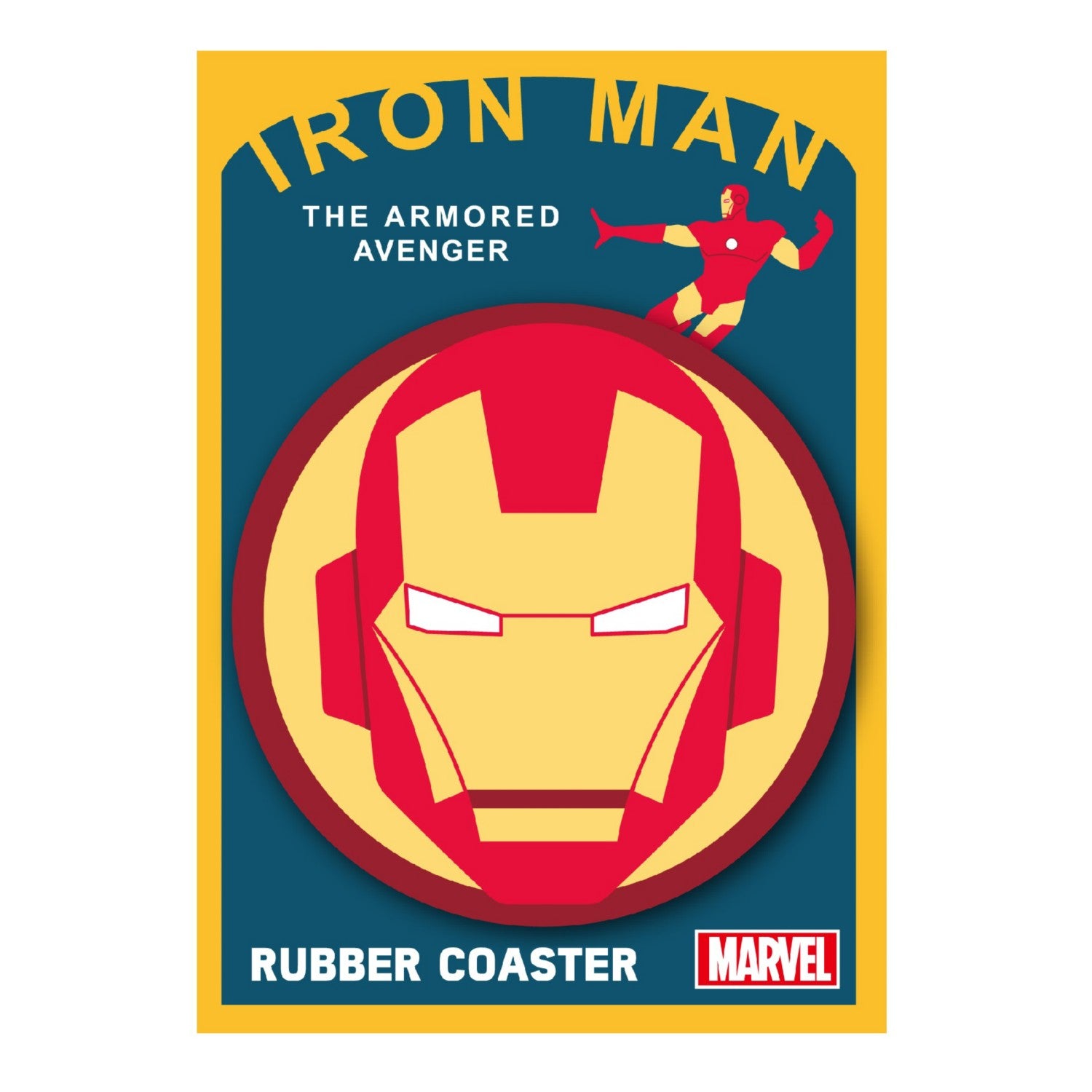 MARVEL POP ICON Rubber Coaster (Iron Man)