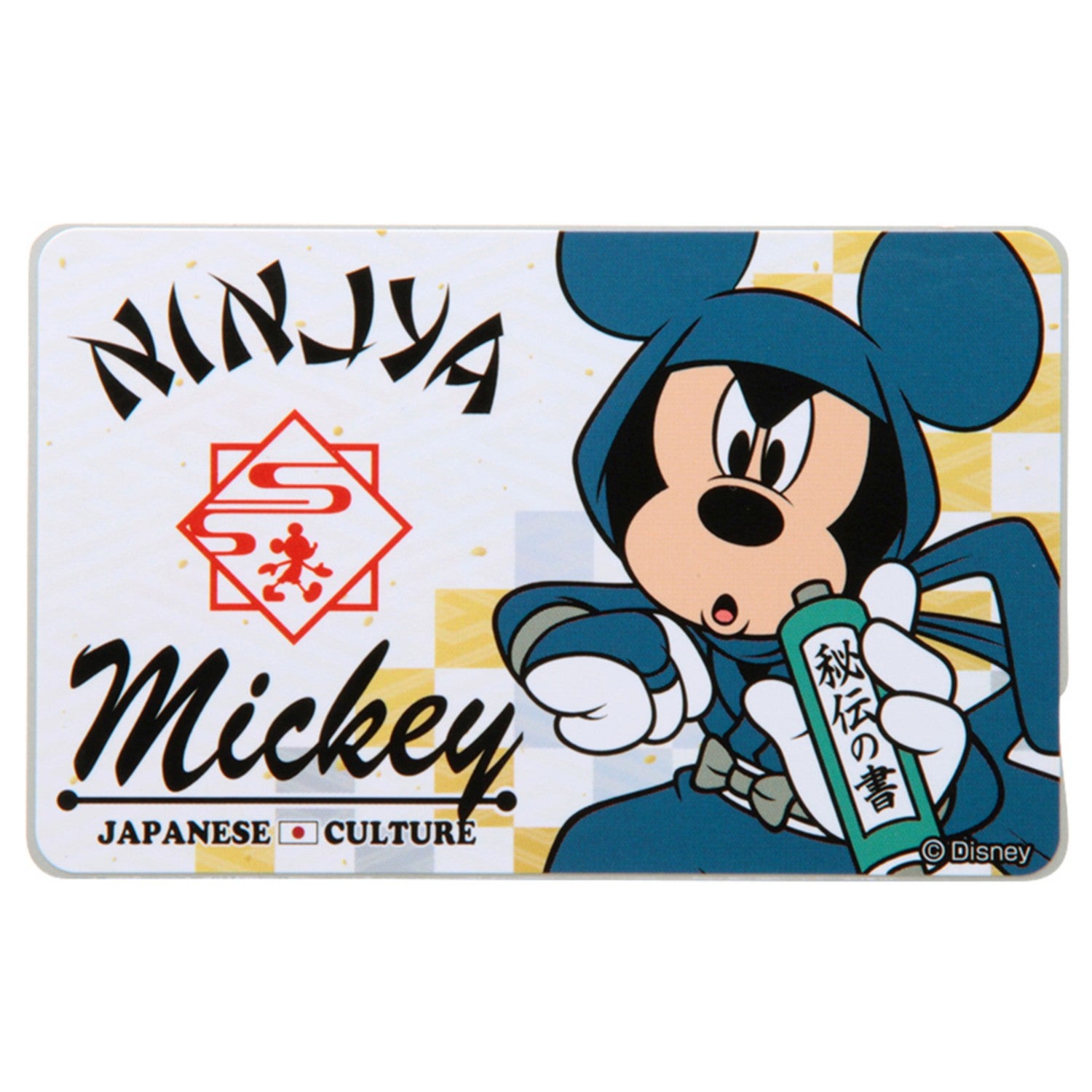 IC card sticker/Japanese Mickey