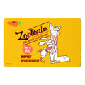 Zootopia IC Card Sticker/Retro Yellow