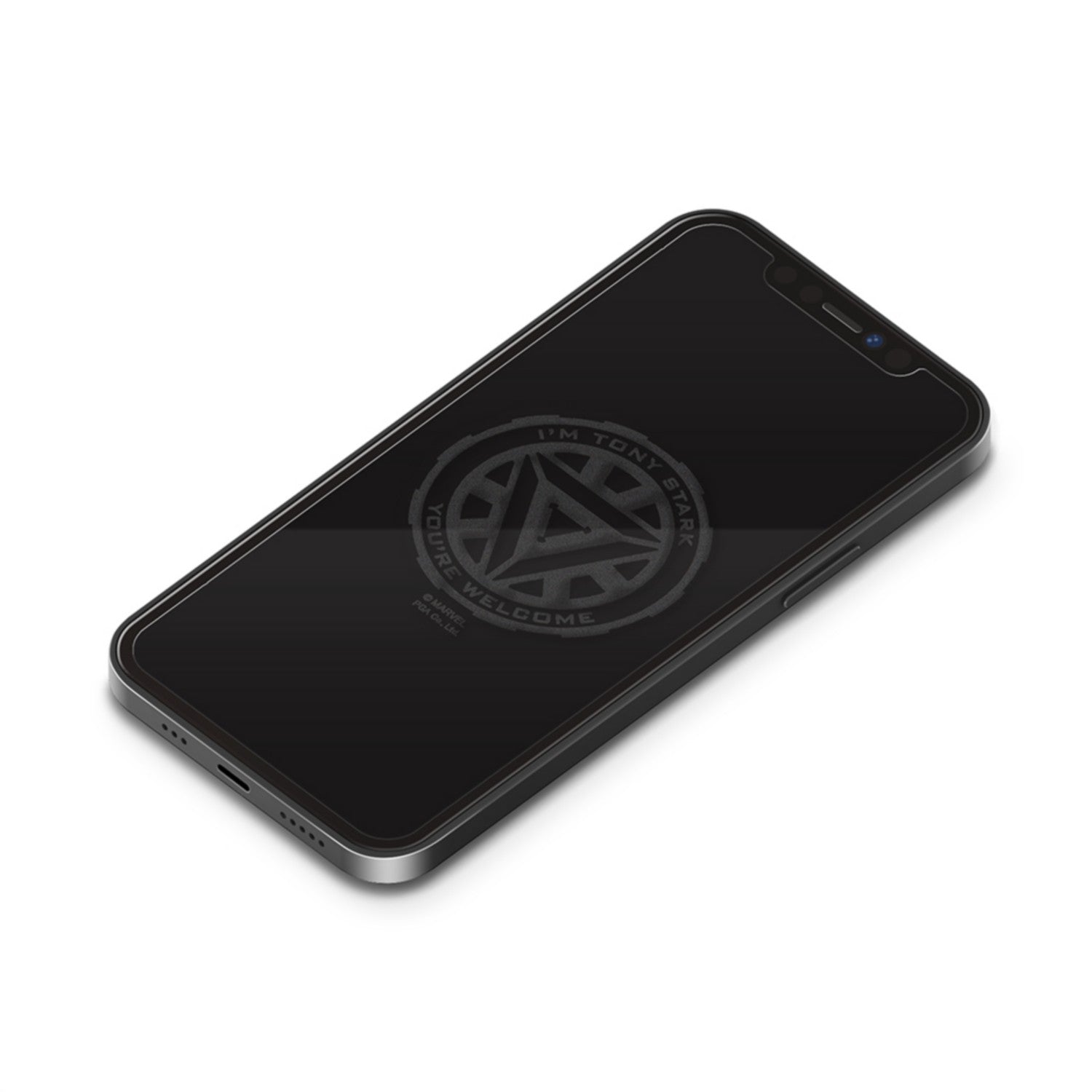 Arc Reactor LCD Protective Glass for iPhone 12/12 Pro