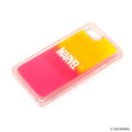 Logo/Yellow & Pink Neon Sand Case for iPhone 6/6s/7/8/SE