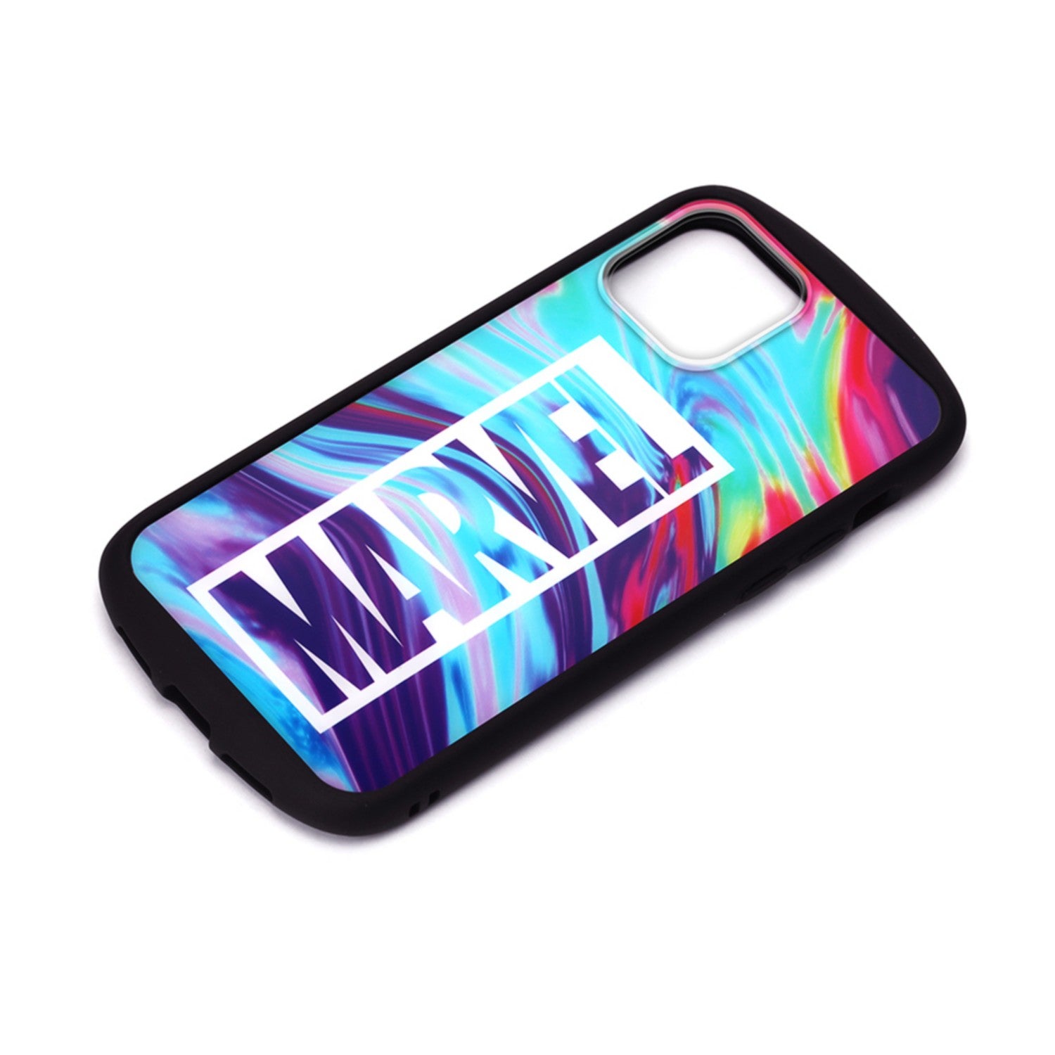Logo/Marble Glass Tough Case for iPhone 12 mini