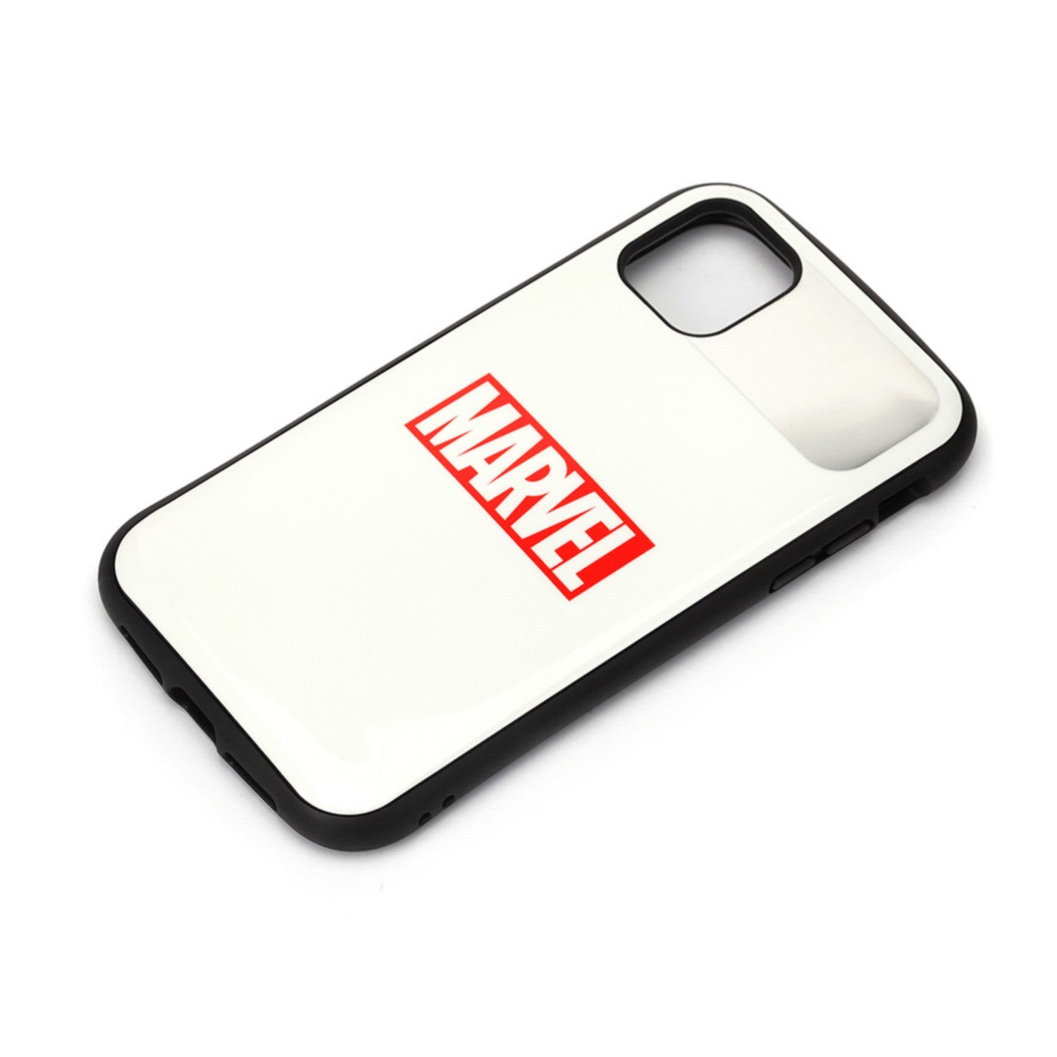 Logo/White Hybrid Tough Case for iPhone 12/12 Pro