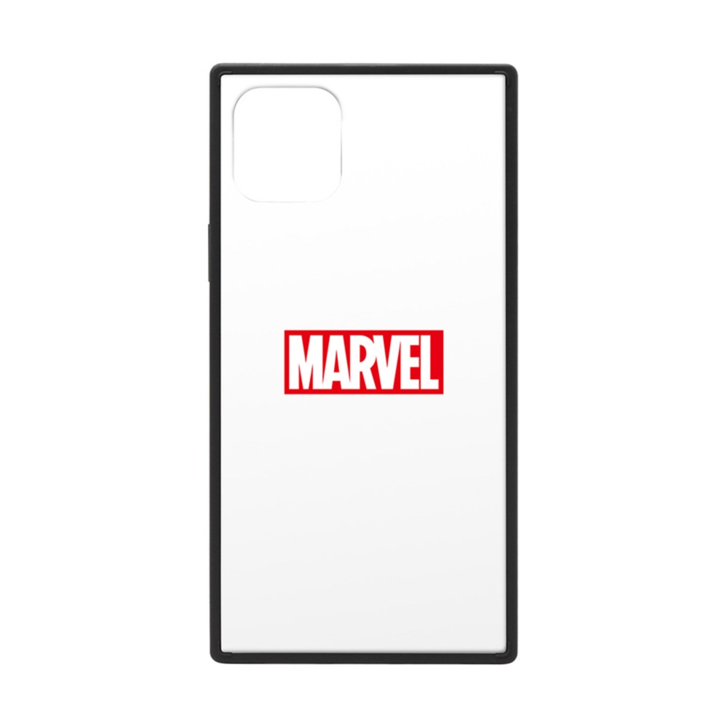 Logo/White iPhone 11 Pro Max Glass Hybrid Case