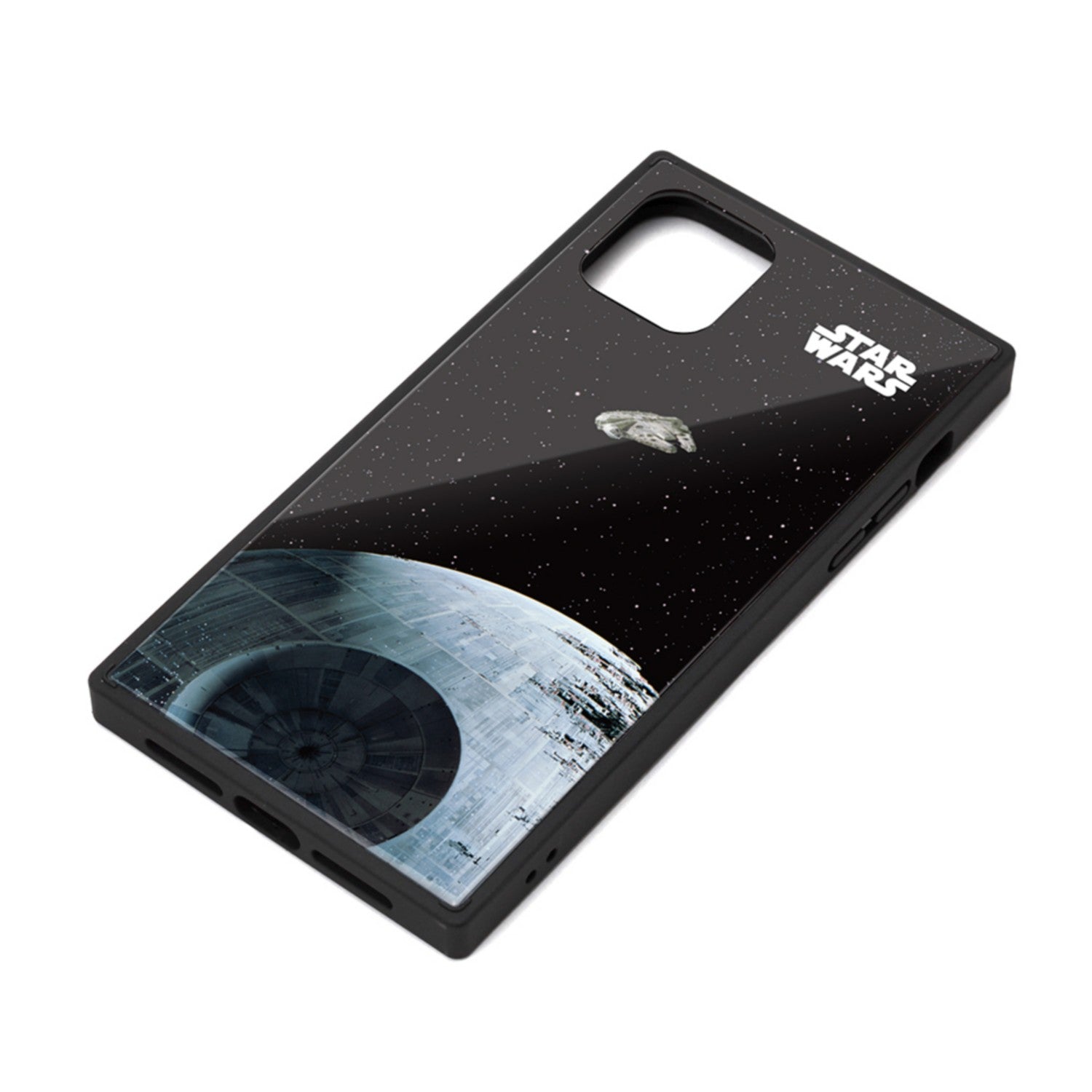 Space glass hybrid case for iPhone 11