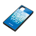 Blue glass hybrid case for iPhone 11