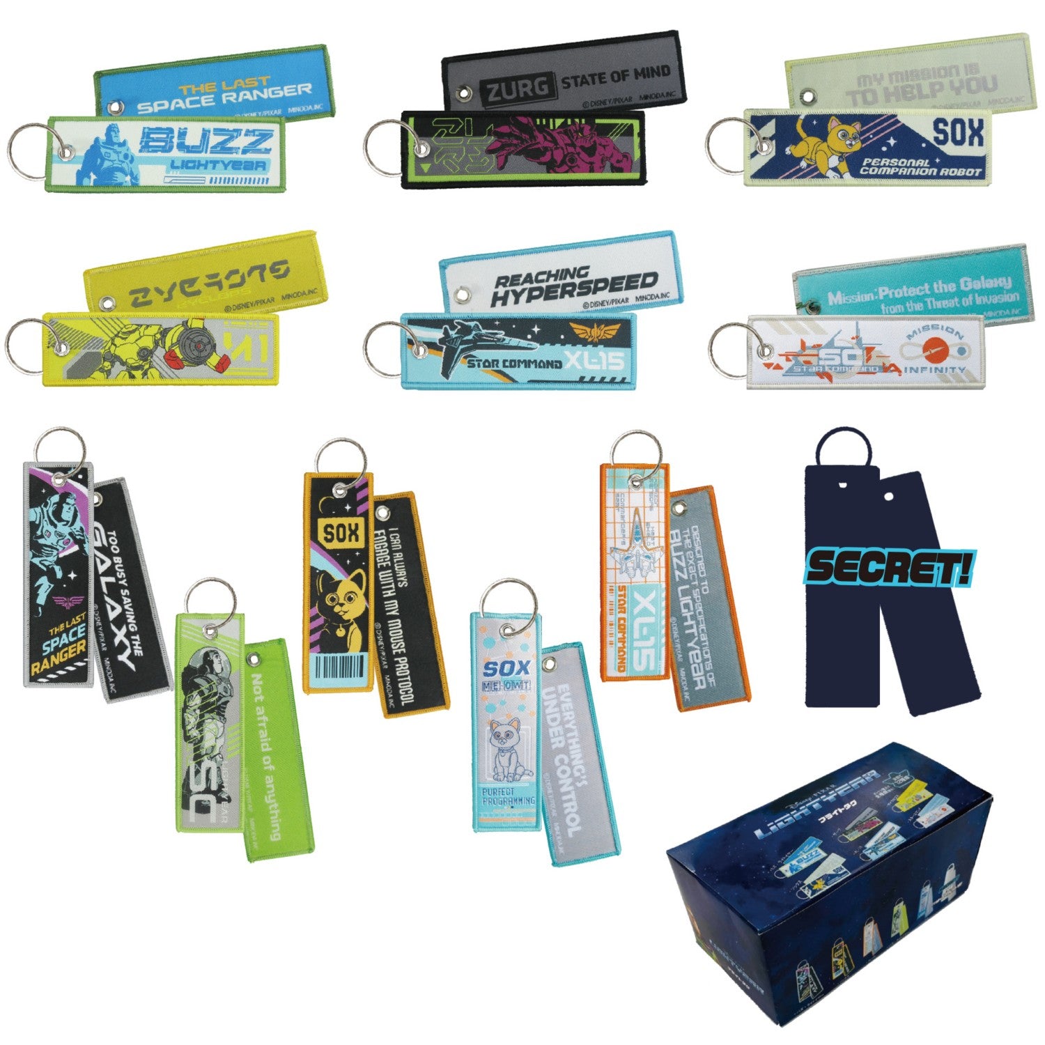 Buzz Lightyear Flight Tag 12 Types Box Set