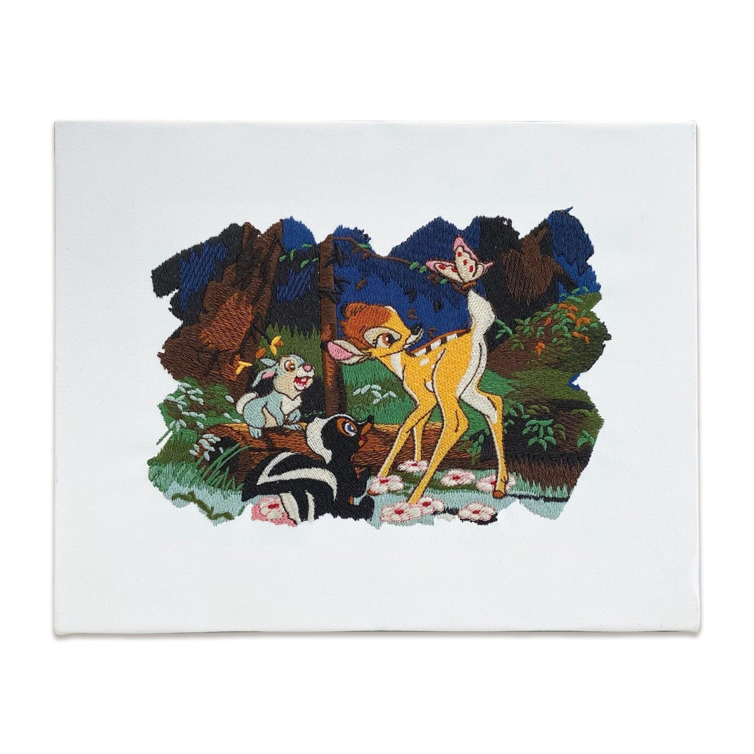 Embroidery canvas art "Bambi"