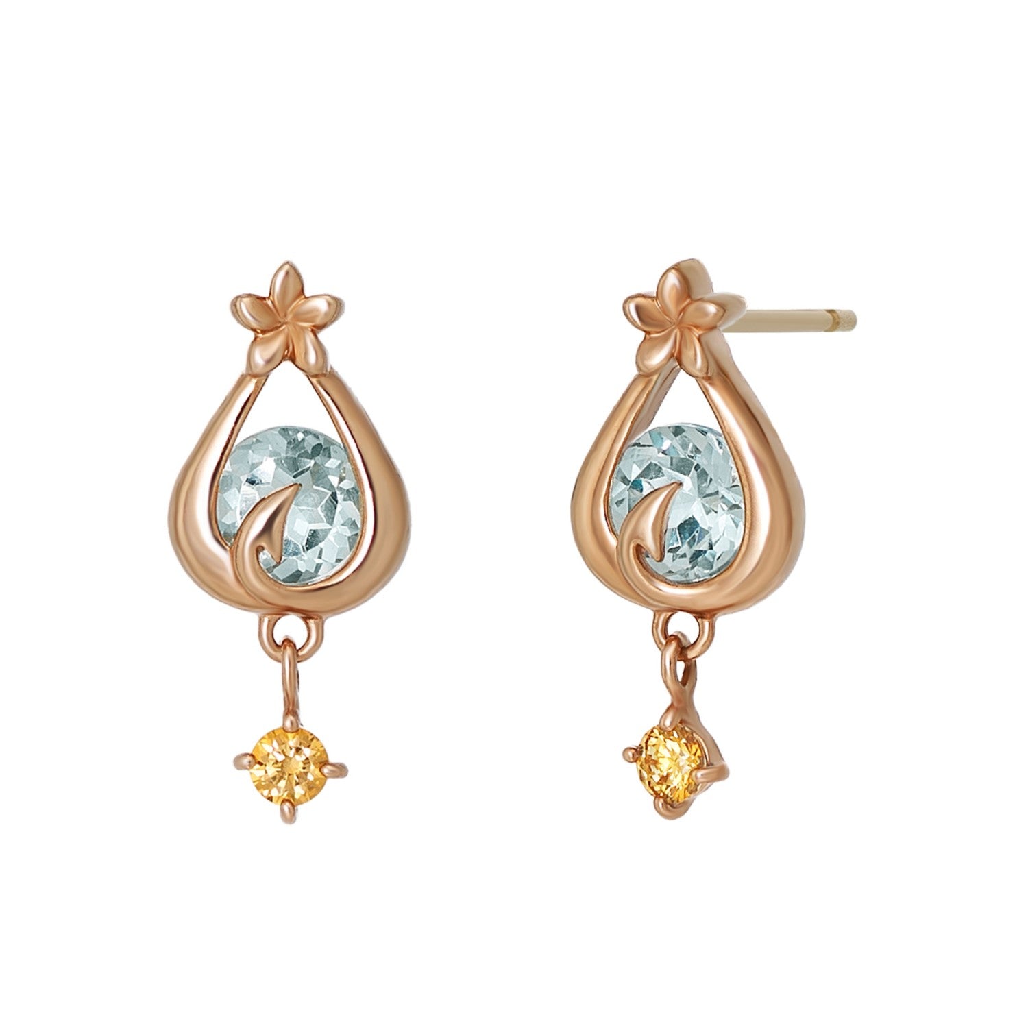 Disney Collection Jewelry [Moana and the Legendary Sea] Earrings (Journey)