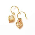Disney Collection Jewelry Reprint Design [Aurora] Earrings (Innocent)