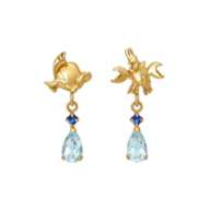 Disney Collection Jewelry [Little Mermaid] Earrings (Ariel Romantic Night)