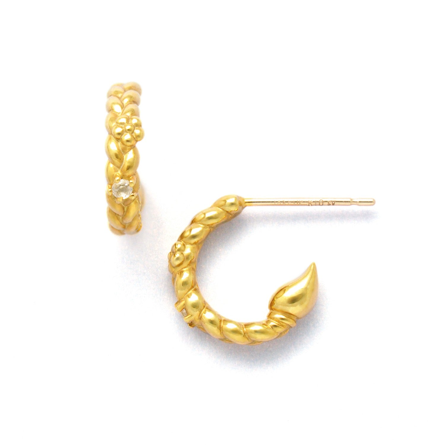 Disney Collection Jewelry [Rapunzel] Earrings (Charming Hair)