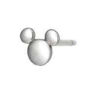 [Second earrings] Pt Mickey Mouse half second earrings