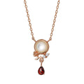 Disney Collection Jewelry [Beauty and the Beast] Necklace (Snowball)