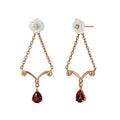 Disney Collection Jewelry [Beauty and the Beast] Earrings (Snowball)