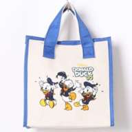 Huey Dewey Louie Sagara embroidery mini tote bag DDN-TTBM07/IVORY