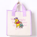 Winnie the Pooh Sagara embroidery mini tote bag DPO-TTBM09/LIGHT PURPLE