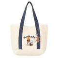 Mickey Hawaiian Canvas Mini Tote Bag DMK-TTBM36/NAVY×IVORY