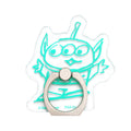 Alien smartphone clear ring holder