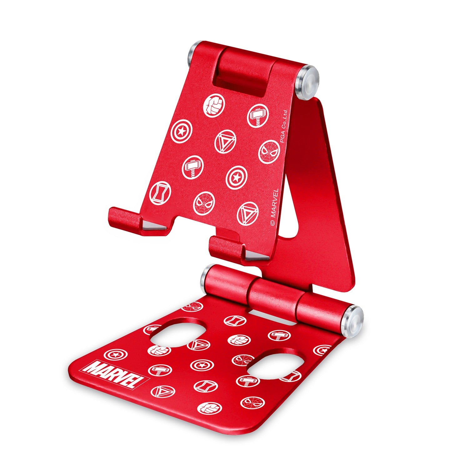 Smartphone stand aluminum material icon
