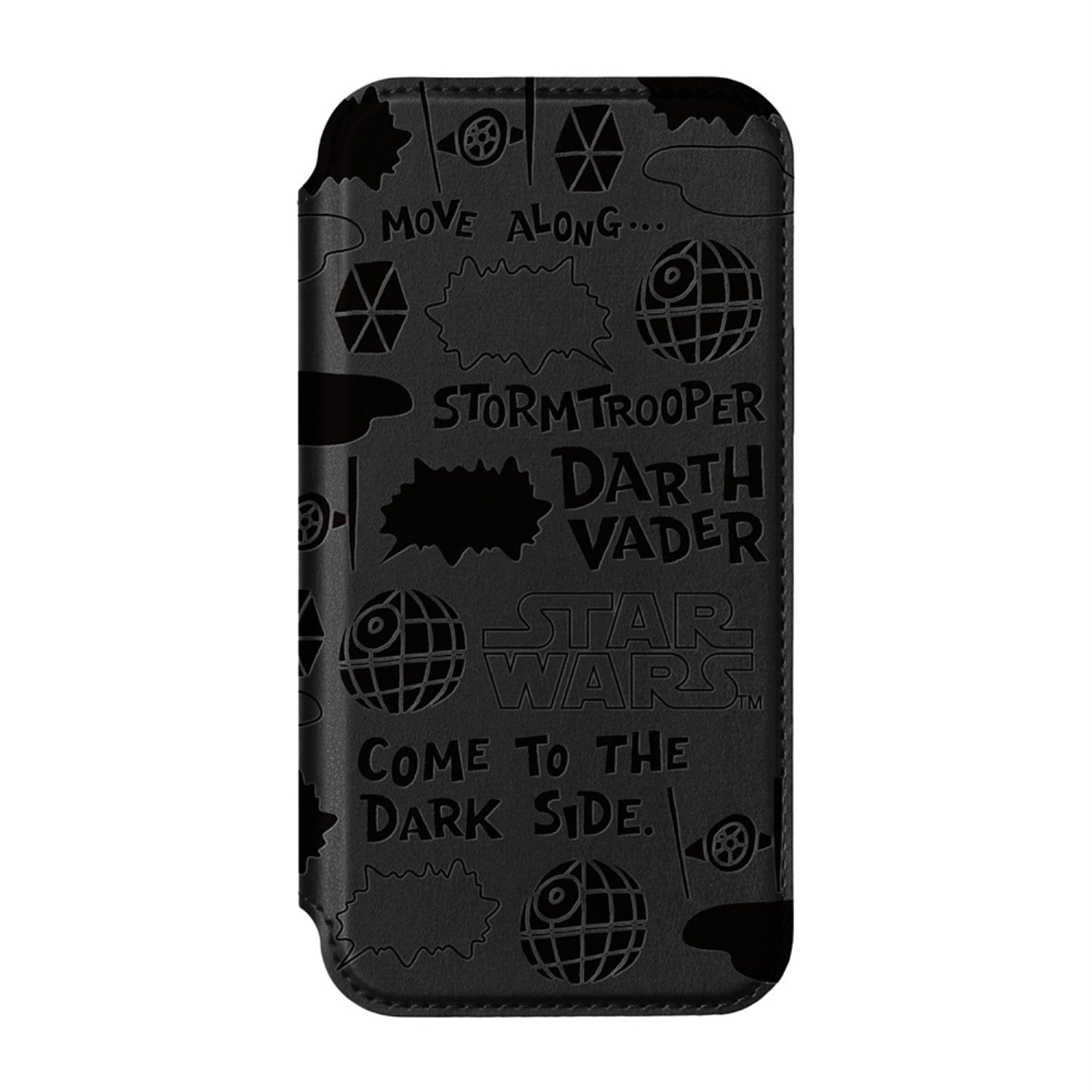 Darth Vader Glass Flip Case for iPhone 14 Pro
