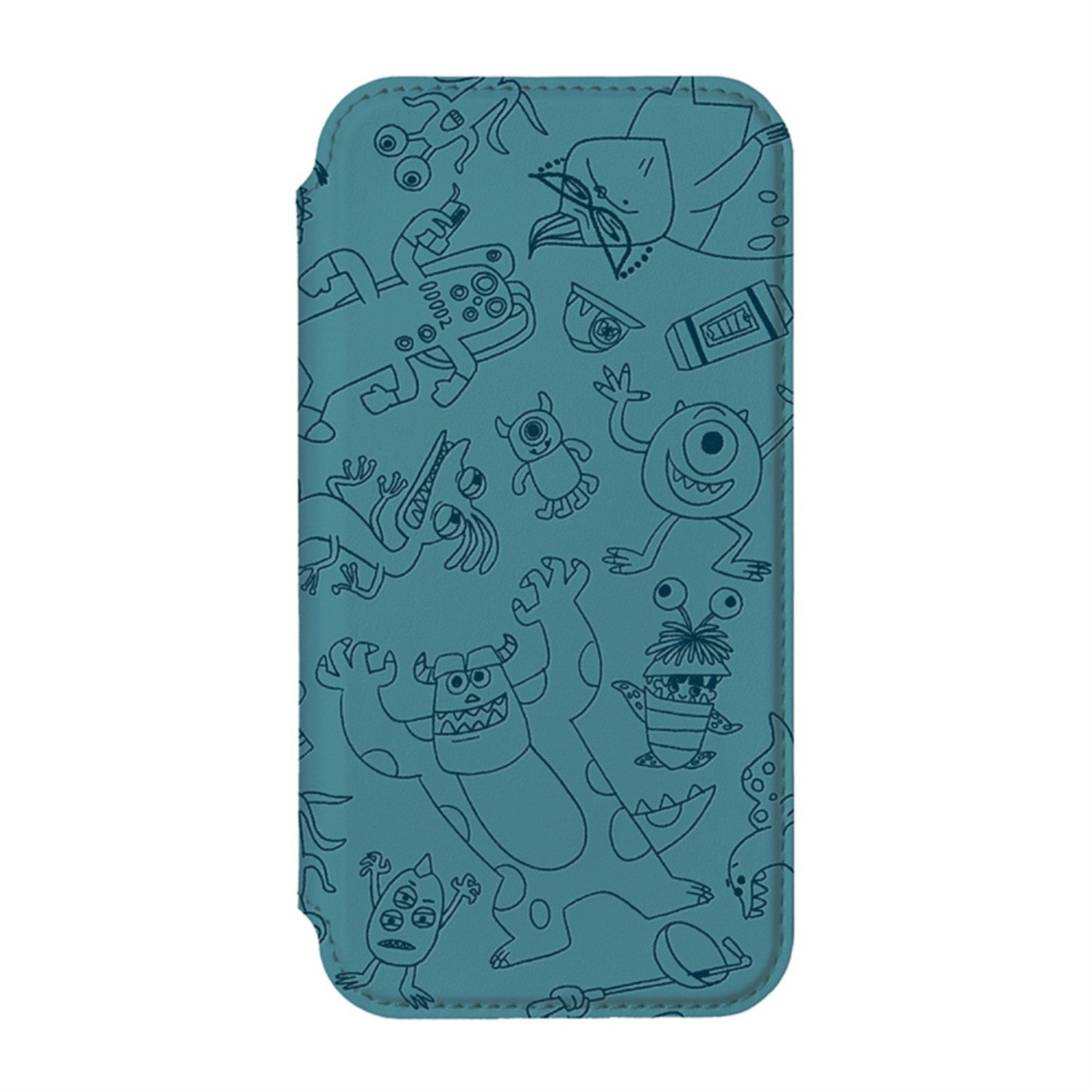 Monsters Inc. Glass Flip Case for iPhone 14 Plus