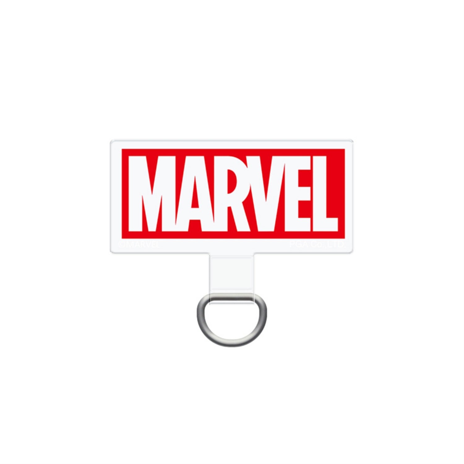Marvel logo die-cut strap holder