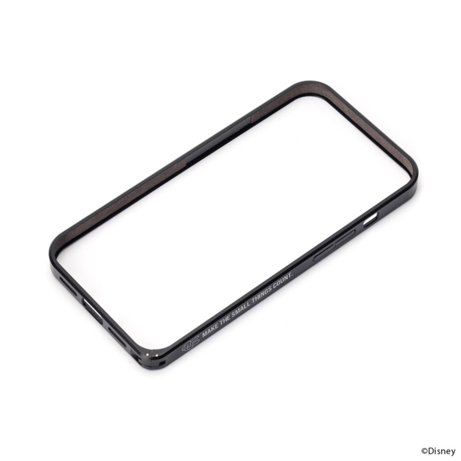 Mickey Mouse/Black Aluminum Bumper for iPhone 15/15 Pro