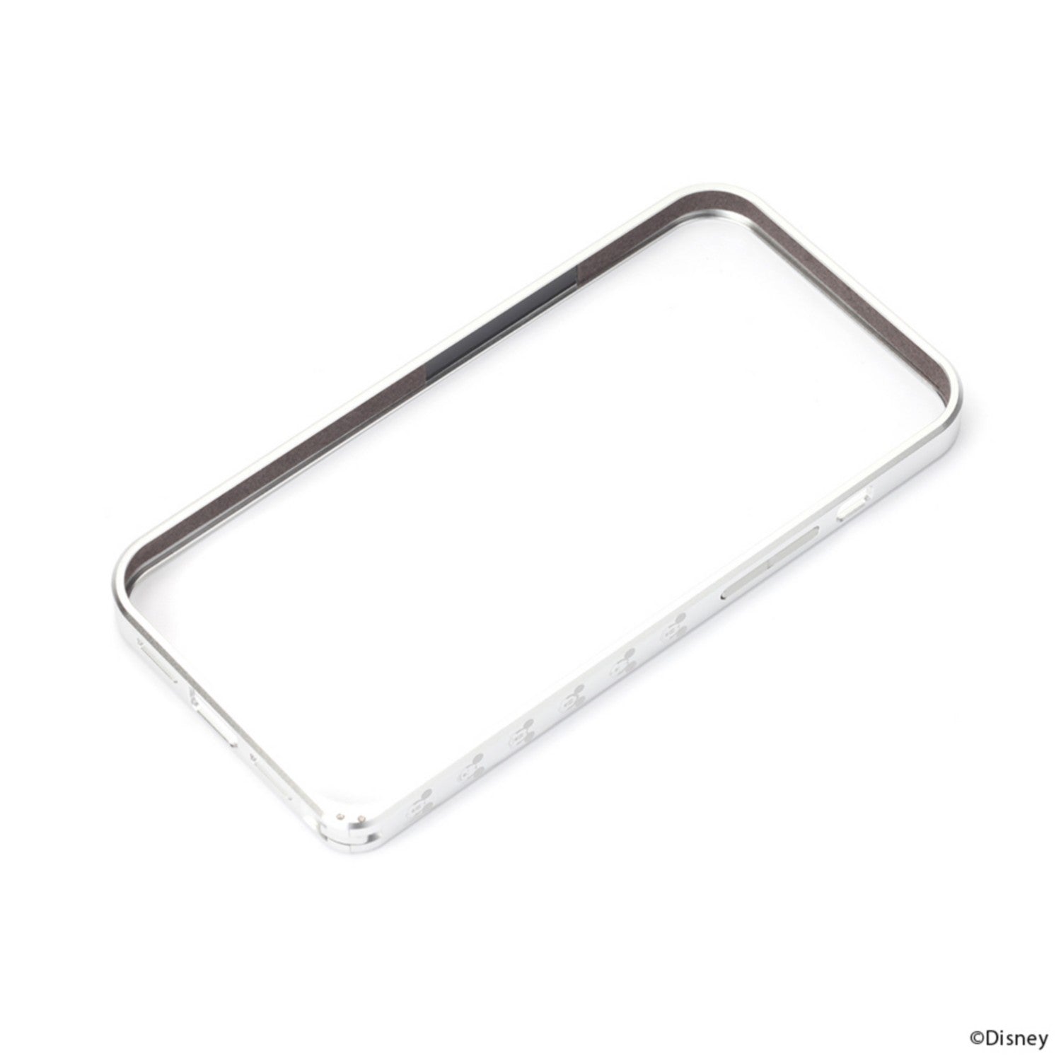 Mickey Mouse/Silver Aluminum Bumper for iPhone 15/15 Pro