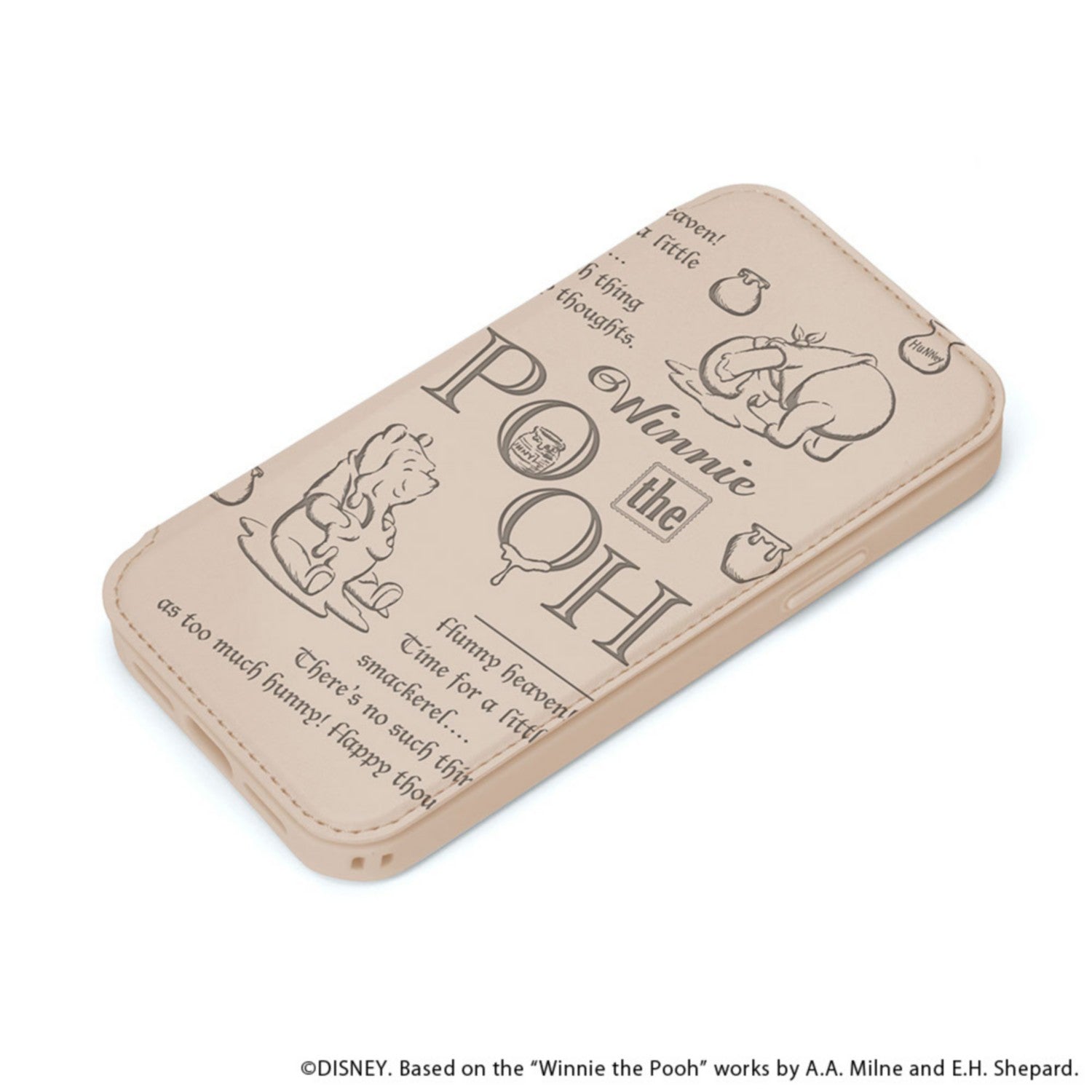 Winnie the Pooh Glass Flip Case for iPhone15