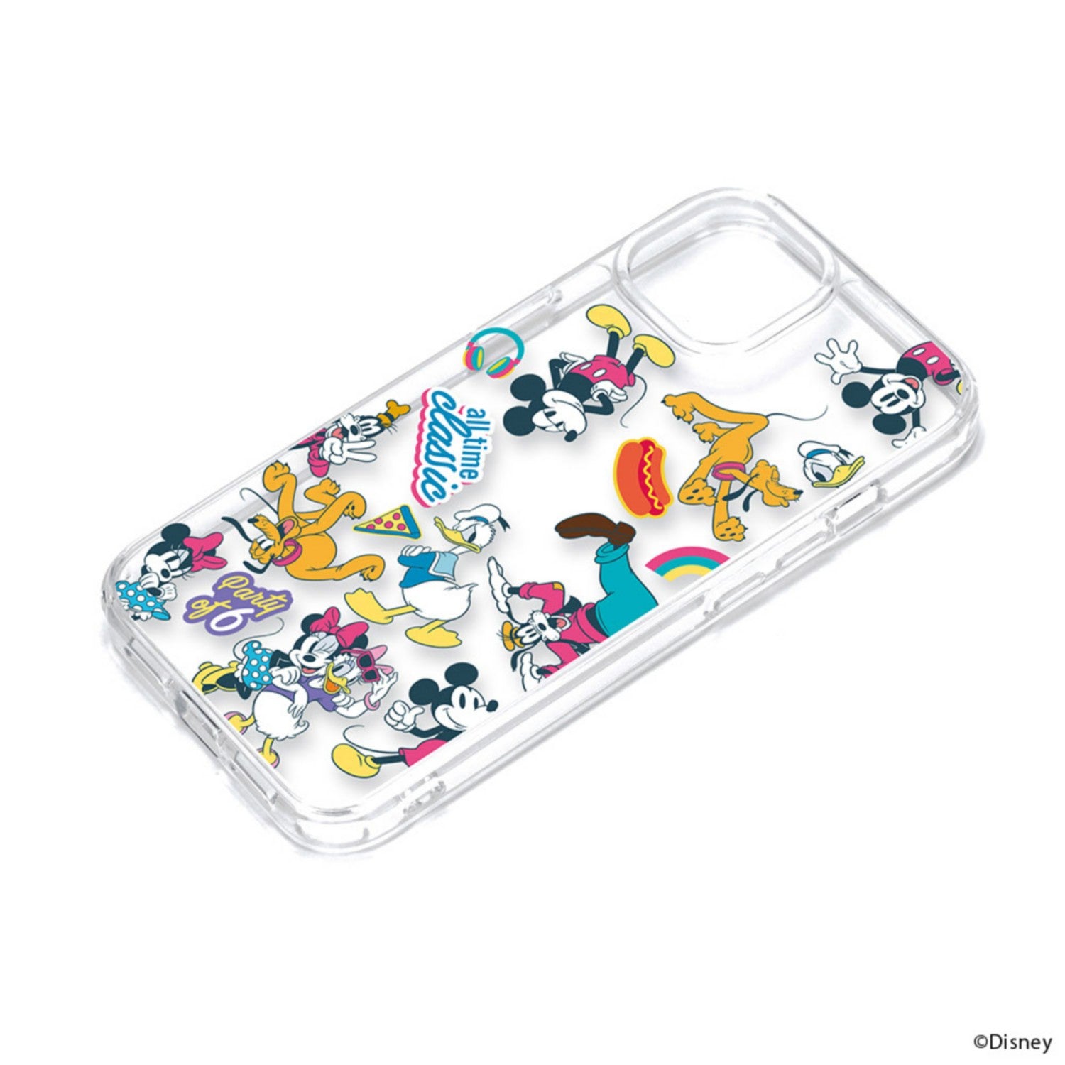 Mickey & Friends Clear Hybrid Case for iPhone15