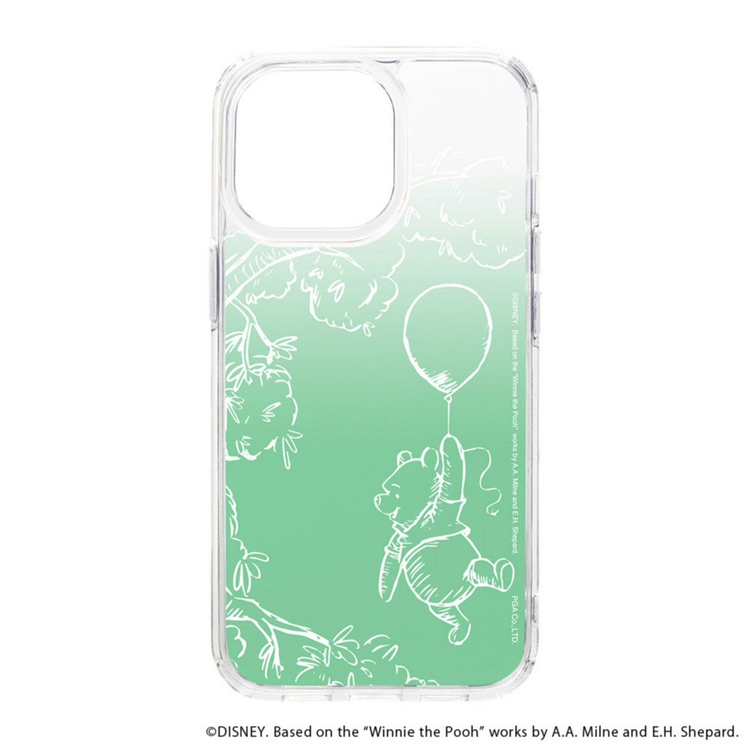 Winnie the Pooh Gradient Hybrid Case for iPhone15Pro