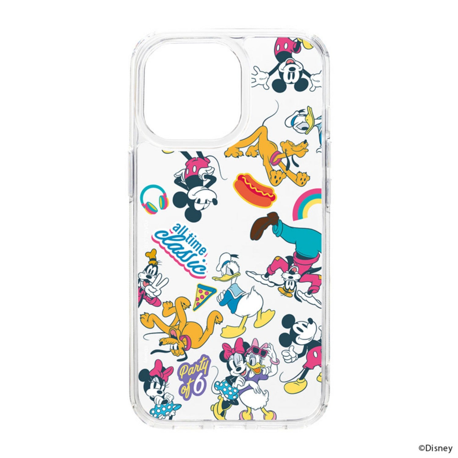 Mickey & Friends Clear Hybrid Case for iPhone15Pro