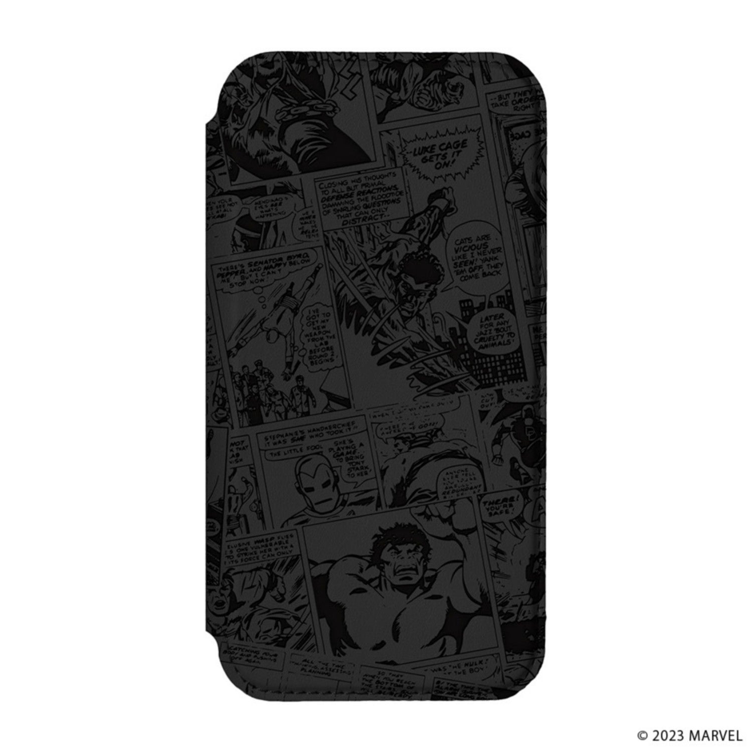 Marvel iPhone15Plus Glass Flip Case