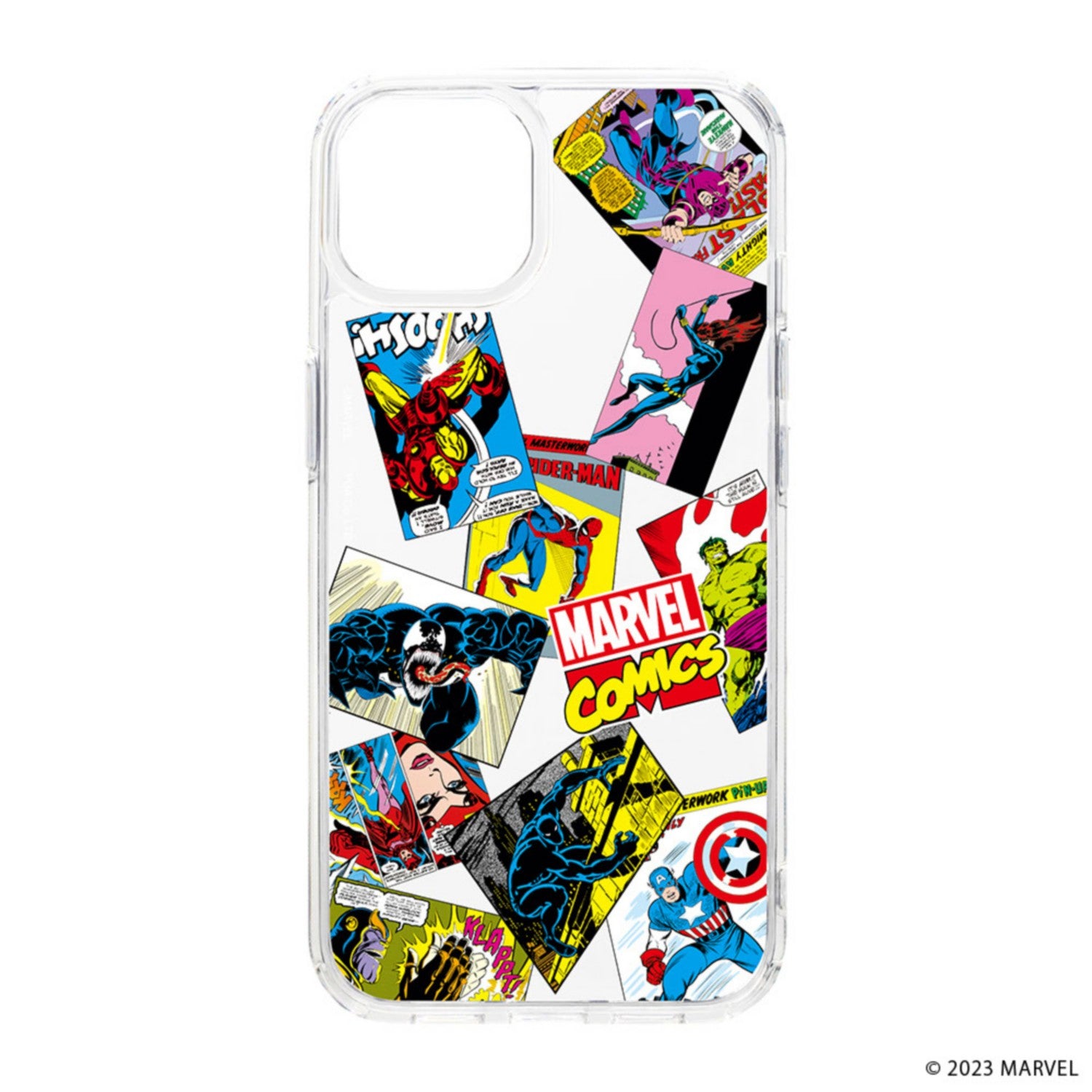 Marvel iPhone15Plus Clear Hybrid Case